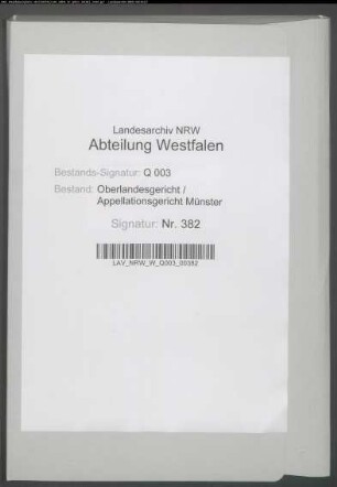Erteilung von Attesten aus französischen oder bergischen Hypothekenregistern Bd. 1