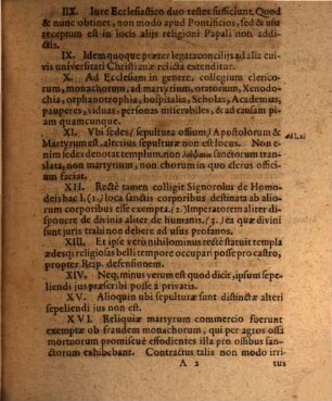 Disputationum Ad Codicem Sexta. Ex L. I. II. III. Et Insertis Authent. Usque Ad L. XIV. De SS. Eccles. Et De Reb. Et Privil. Ear.