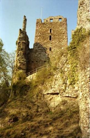 Waldkirch: Kastelburg; Ruine vom Burgplatz
