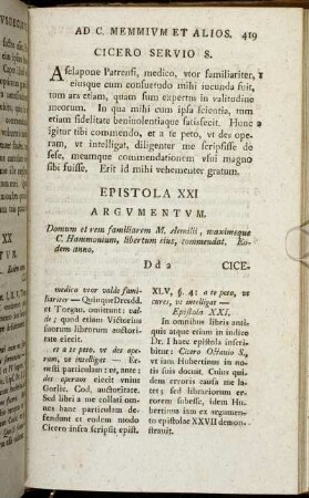 Epistola XXI - Epistola XXX