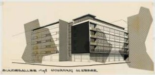 Wohnhaus Bundesallee 192 / Güntzelstraße 10, Berlin-Wilmersdorf: Perspektivische Ansicht