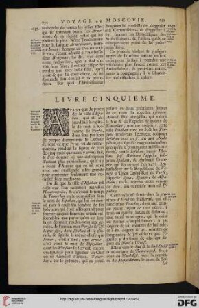 Livre cinquième