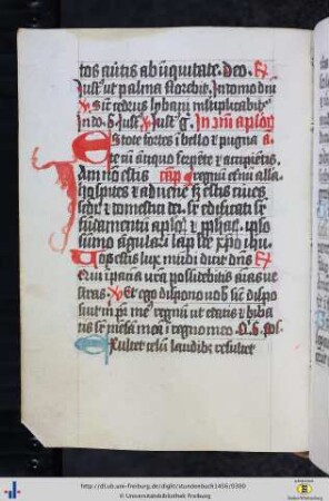 Diurnale de communi sanctorum.