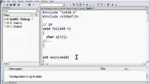 09.03.1 Dynamischer Speicher, Variable Length Arrays