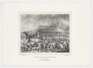 Prise du Fort Mulgrave..., Blatt 1 der Folge "Album de 1834"