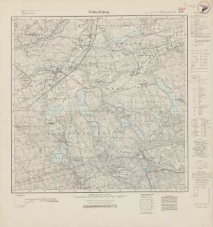 3260 (alte Nr.: 1707) Gottschimm, Meßtischblatt (4cm - Karte)