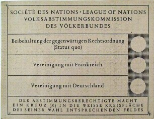 Stimmzettel