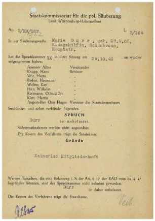 Dürr, Marie
