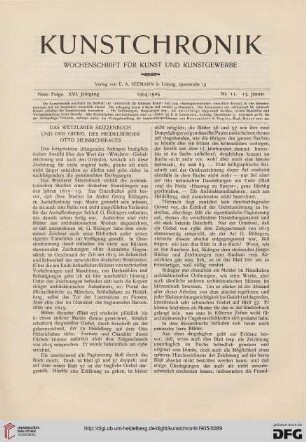 Heft 11 (13. Januar 1905)