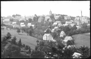 Grünhainichen. Blick auf Grünhainichen