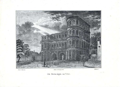 [Porta Nigra] : die Porta nigra zu Trier