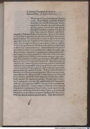 De vita Caesarum : im Widmungsbrief die Monosticha aus den Caesares des Decimus Magnus Ausonius