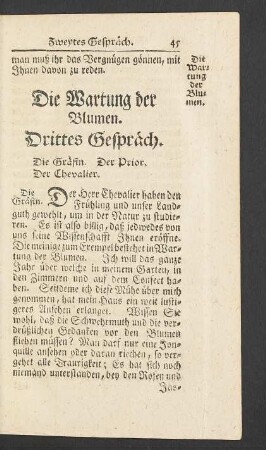 Drittes Gespraech.
