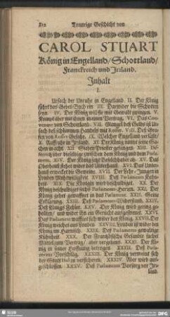 XLV. Carol Stuart König in Engelland, Schottland, Franckreich und Irrland