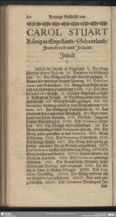 XLV. Carol Stuart König in Engelland, Schottland, Franckreich und Irrland