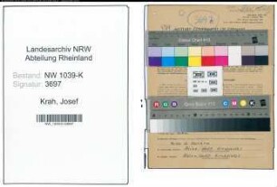 Entnazifizierung Josef Krah , geb. 13.02.1914 (Arbeiter)