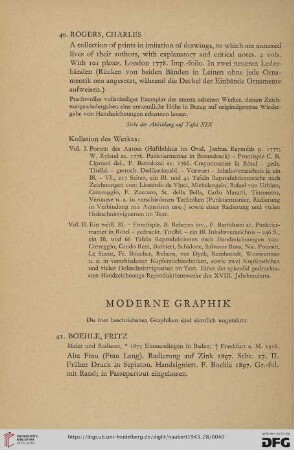 Moderne Graphik (Nr. 41 - 55)