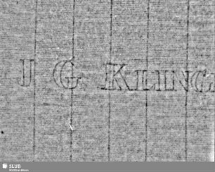 Kelch + JG KLINGE = Vorsatzblatt Teil 2