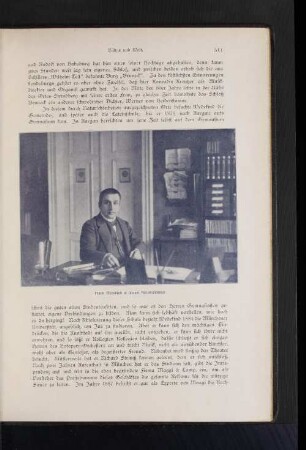 Frank Wedekind in seinem Arbeitszimmer