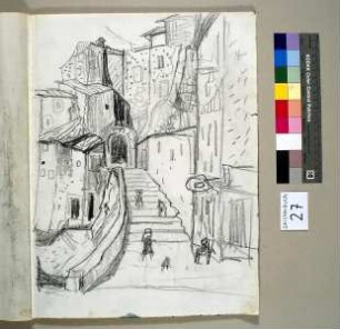 Treppe in Olevano