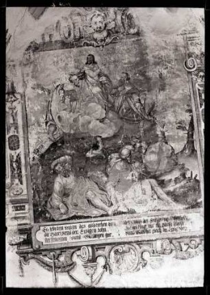 Stadtkirche; Wandbild, Christi Verklärung