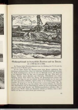 Stellungskämpfe in französisch Flandern und im Artois
