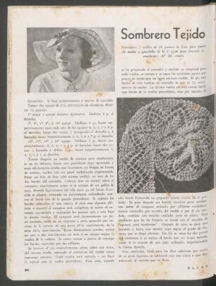 Sombrero tejido