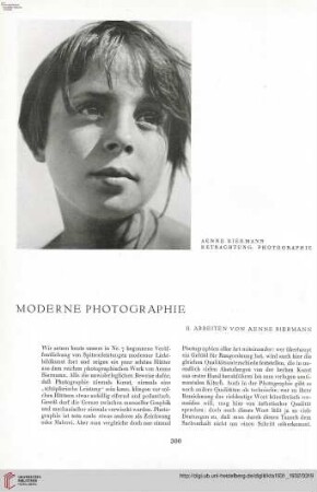 47: Moderne Photographie : Arbeiten von Aenne Biermann