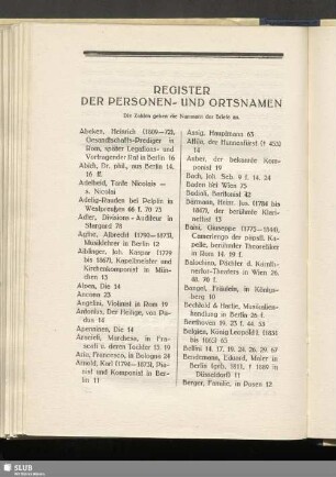 Register der Personen- und Ortsnamen