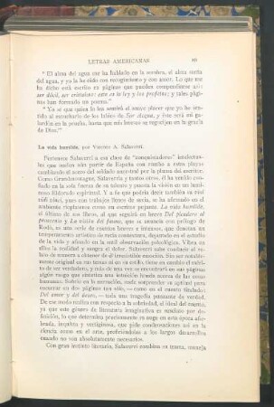 La vida humilde, por Vicente A. Salaverri