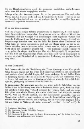 b) bei der Zeugenaussage