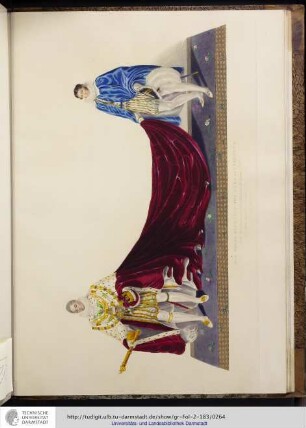 Abbildung: His Royal Highness the Duke of Clarence (Hist present Most Gracious Majesty William IV.); his train borne by Captain Pechell, R.N.
