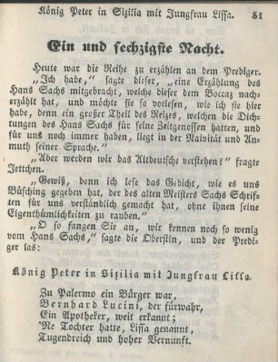 Ein und sechzigste Nacht