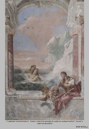 Sala dell'Iliade : Thetis tröstet Achilles