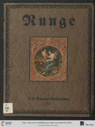 Philipp Otto Runge : acht farbige Wiedergaben seiner Gemälde