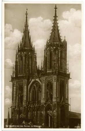 Meißen. Domtürme