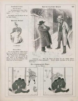 "Moderne Aermel" "Aus der ärztlichen Praxis" "Die eingegangen Neger"
