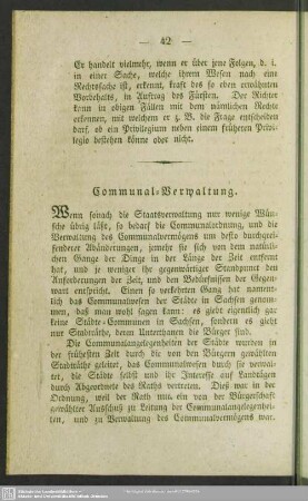 Communal-Verwaltung