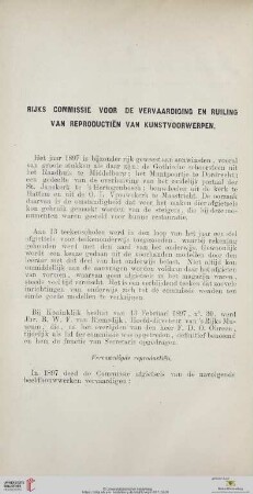 Rijks Commissie voor de vervaardiging en ruiling van reproductiën van kunstvoorwerpen