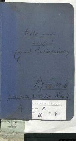 Gen. Ein- u. Auswanderer