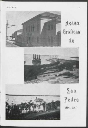 Notas gráficas de San Pedro (Bs. As.)