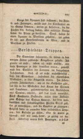 Verschiedene Truppen.