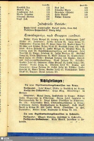 Richtigstellungen