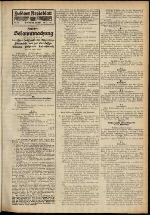 Zweite Ausgabe vom Dienstag, den 20. März 1917.