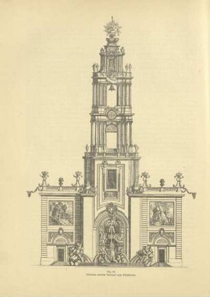 Fig. 39. Schlüters zweiter Entwurf zum Münzthurm