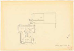 Wohnhaus an der Rehwiese, Berlin-Nikolassee: Grundriss Keller, 1:50