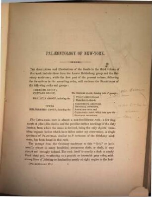 Palaeontology of New-York. 4,1, Containing descriptions and figures of the fossil brachiopoda of the upper Helderberg, Hamilton, Portage and Chemung groups : 1862 - 1866