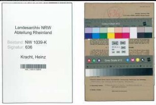 Entnazifizierung Heinz Kracht , geb. 02.11.1907 (Geschaeftsfuehrer)