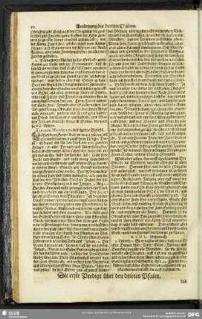 Auslegung des dritten Psalms