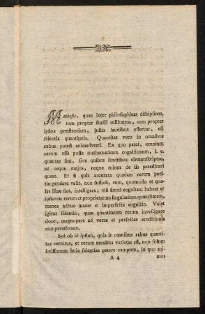 7-17, Mathesis, quae inter philosophicas disciplinas, ...